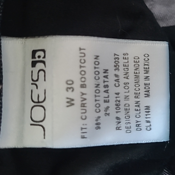 Joe's Jeans Curvy Bootcut jeans in dark Ryder wash. Size 30 - Picture 8 of 11